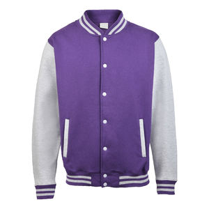 Manteau d'hiver coupe ajustée pour hommes, veste de baseball zippée de couleur unie, veste universitaire légère à capuche et col montant avec poche et logo personnalisé - Product Image 3