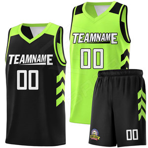 Venta caliente de impresión personalizada de secado rápido Bsci baloncesto uniformes de alta calidad de verano de talla grande pantalones cortos reversibles al por mayor ropa deportiva - Product Image 1