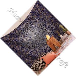 Tenture murale Mandala, décoration de chambre à coucher, couvre-lit, couverture, décoration murale personnalisée imprimée, tapisserie d'art mural - Product Image 5