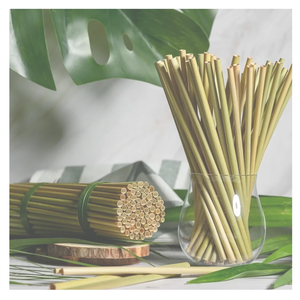 Best Selling Fresh Green <b>Grass</b> Straws <b>Dried</b> Eco-friendly <b>Grass</b> Drinking Straw Sustainable Straw with Cheapest Price in Vietnam - Product Image 4
