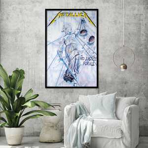 Póster Metálico de Estilo Moderno 'Y Justicia para Todos' para Decoración de Pared - Product Image 5