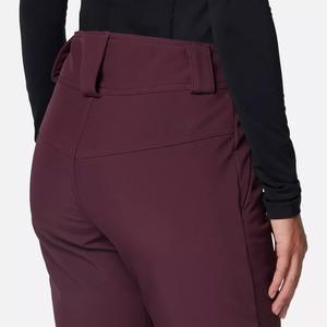 Fabricante OEM, pantalones de esquí de ajuste personalizado para mujer con forro aislante impermeable, logotipo de marca y opciones de etiqueta - Product Image 3