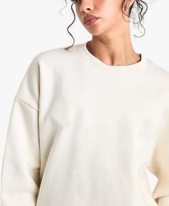 Sudadera Deportiva Estilo Universitario Americano para Mujer al por Mayor, Tejido Suave y Transpirable con Estampado Atrevido, Camiseta de Otoño Invierno sin Capucha - Product Image 2