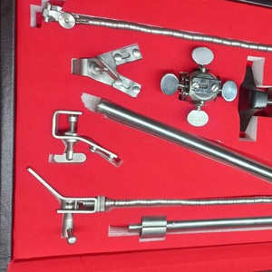 Ensemble complet de rétracteurs de cerveau Leyla certifiés CE avec bras flexibles Instruments chirurgicaux orthopédiques Boîte gratuite de neurochirurgie - Product Image 2