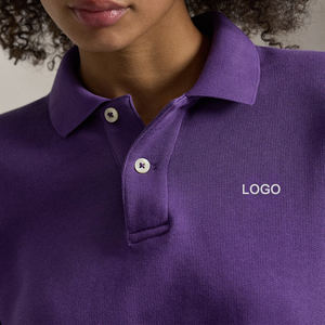 Suéter de Primera Calidad con Cuello Personalizable, Felpa Cepillada, Marca Privada, Top Informal de Punto de Mezcla de Algodón para Mujer, Primavera Verano - Product Image 5