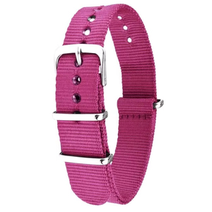 N33 Pink Sport Soft Nylon Smart <b>Watch</b> Bands 18-22mm Water Resistant Breathable Adjustable Elastic Unisex Custom Logo Stainless - Product Image 1