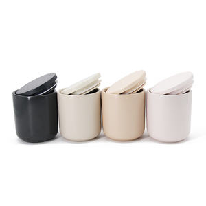 Pot de bougie au Design Unique et élégant pour décoration de mariage, pot de cire en céramique pour décoration de fête de noël Votive - Product Image 4