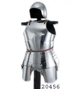 Armure complète médiévale en acier avec armure de main - Product Image 6