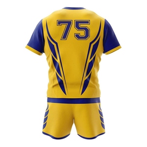 Venta al por mayor personalizado Rugby uniforme 2025 hecho de fábrica de alta calidad sublimación Jersey y pantalones cortos para el desgaste del equipo profesional - Product Image 6