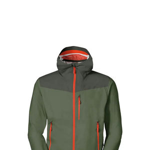 Veste coupe-vent imperméable pour homme, multi-panneaux, à capuche, pour la randonnée en plein air, veste de pluie légère, fermeture éclair, vêtements de sport, streetwear - Product Image 5