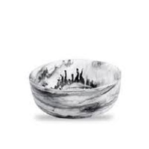 Bol en résine de qualité supérieure avec une texture unique, idéal pour servir des salades, des fruits et autres aliments, parfait pour la cuisine et la table - Product Image 1