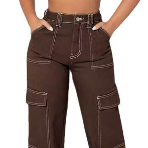 Vente en gros de jeans pour femmes à prix avantageux, jeans pour femmes respirants pour l'hiver, en vente en ligne - Product Image 5