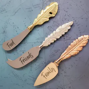 Ensemble d'épandage de fromage ensemble d'outils à fromage en acier inoxydable avec poignée en bois et en marbre faite à la main - Product Image 4