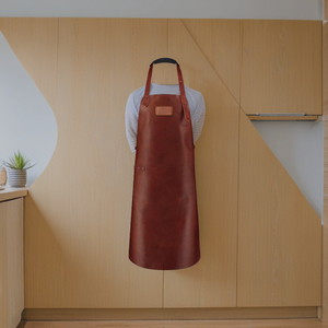 Tablier sans manches en cuir robuste vintage Grille de soudage résistante à la chaleur pour barbier Polyvalent et élégant 2025 - Product Image 5