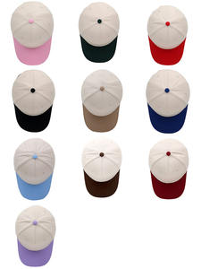 Gorras de béisbol personalizadas de 5 paneles, gorra de béisbol de dos tonos con bordado 3D de logotipo de impresión personalizada en blanco de algodón de alta calidad, gorra de camionero - Product Image 3