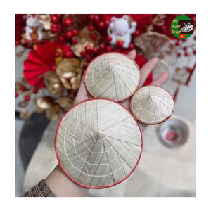Mini Vietnamese Conical Hat for Souvenir Craft Decoration, Handcrafted Mini Conical Hat <b>String</b> Traditional Vietnamese Non La - Product Image 1