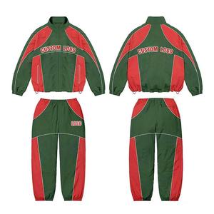 ผู้ผลิต OEM เสื้อแจ็คเก็ตกันลมพิมพ์ลายสีสันแบบกำหนดเอง ชุดวอร์ม กางเกงวอร์มขายาว ชุดแทรคสูทผู้ชาย แห้งเร็ว - Product Image 6