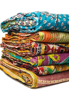 Wholesale Indian Vintage Kantha <b>Quilt</b> Handmade Cotton Throw Reversible Blanket <b>Bedspread</b> Patchwork Gudri <b>Quilts</b> for Home Decor - Product Image 3