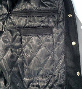 Chaqueta universitaria de satén para hombre de talla grande personalizada transpirable con logotipo bordado chaqueta de invierno de nuevo estilo al por mayor - Product Image 2