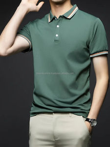 Los hombres más vendidos de alta calidad para camisetas de polo Polos de golf transpirables personalizados con mangas largas y cortas Patrón sólido - Product Image 6