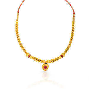 Collar Kanakratna de Oro de 18K con Perla de Agua Dulce y Diamante para Mujer - Product Image 4
