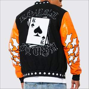 Ropa informal, chaquetas universitarias cómodas para hombres, chaquetas universitarias para hombres de mejor diseño con personalización - Product Image 6