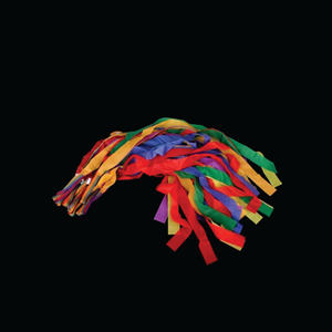 Cinta rítmica, cinta de baile de mano para niños, serpentina de arcoíris brillante, herramientas giratorias profesionales para gimnasio - Product Image 4