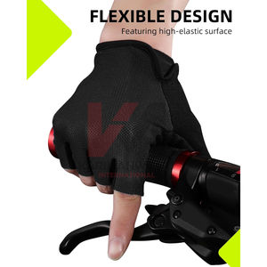 Gants de sport d'été unisexes pour activités de plein air, gants de fitness à doigts complets, respirants, en polyester, pour le cyclisme, avec protection solaire, antidérapants - Product Image 6
