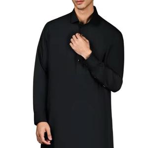 Thobe /Thawb Vente à Chaud Vêtements Musulmans Traditionnels pour Hommes Musulmans Thobe Thawb Caftan Abaya Vêtements Islamiques Robe Premium thobe - Product Image 3