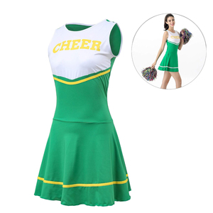 ชุดยูนิฟอร์มคุณภาพสูงออกแบบเองได้พิมพ์โลโก้ชุดเชียร์ลีดเดอร์แบบซับลิเมชันชุดกีฬาแขนกุดพร้อมเทคนิค - Product Image 1