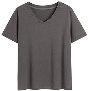 Camisetas de Manga Corta con Cuello Redondo para Mujer, Tejido de Punto Informal de Verano, de la Mejor Calidad, Transpirables y de Secado Rápido - Product Image 2