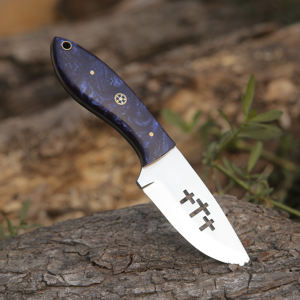 Tendencia 8 "Hecho en fábrica Precio bajo Cuchillos de caza hechos a mano D2 Acero Acampar al aire libre Uso Cuchillo desollador con mango de resina - Product Image 2