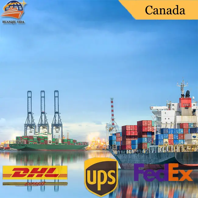 Canadian Express International Express Porte à Porte Exportation Logistique Internationale Double Livraison Transparente Et Taxes Comprises