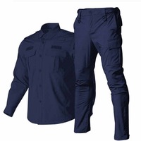 Uniforme de sécurité à manches longues pour le printemps, unisexe, en polyester, protection UV, détection des aiguilles, service OEM, échantillons privés pour l'extérieur