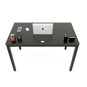 UConcept HBUC004 120x70cm Modern Minimalist <b>Desk</b> Easy Assembly Steel Legs Office Furniture for Bedroom Use <b>Computer</b> Table - Product Image 1