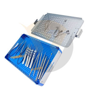 Juego de instrumentos microquirúrgicos oftálmicos de alta calidad de 21 piezas con caja de acero Kit de cirugía ocular de cataratas para uso oftalmológico - Product Image 3