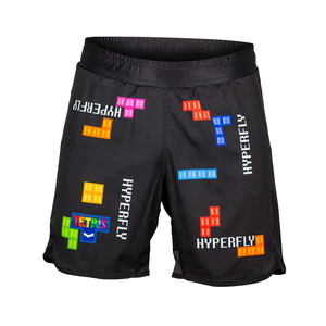 Shorts MMA décontractés pour hommes, personnalisables avec logo, en toile respirante, séchage rapide, imperméables, avec cordon de serrage, impression numérique, vente en gros, BRIGHT - Product Image 1