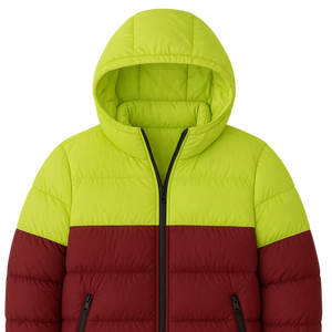 Veste d'hiver coupe-vent élégante sur mesure pour hommes Blouson à capuche matelassé à bulles Veste d'hiver chaude de qualité supérieure pour l'extérieur - Product Image 1