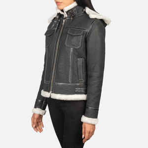 Veste en fourrure légère et confortable, texture moelleuse, personnalisation de la marque au choix, pour la mode féminine, les tenues d'hiver et les looks quotidiens - Product Image 5