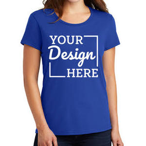 Camiseta Básica de Algodón para Mujer, Estilo Casual de Verano, Corte Ajustado, Manga Corta, Talla XS, Diseño con Logotipo Estampado en la Parte Delantera, Talla Única, Tejido de Punto - Product Image 3