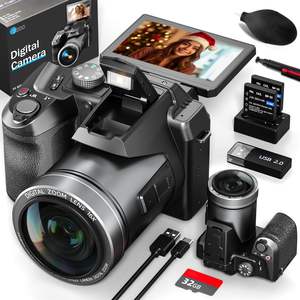 DF Venta al por mayor G7 X Mark II Wi-Fi NFC Cámara digital Sensor de 1 pulgada Inclinación LCD Pantalla táctil 17x-30x Zoom Full HD Vlogging Tarjeta SD - Product Image 1