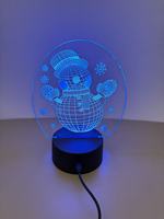 Eid Mubarak 3D Led Lampe Ramadan Veilleuse Led Lune Étoile Eid Chambre Décoration Lumière Ornement Ramadan Décoration