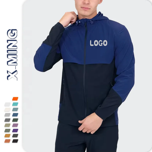 2 Pieces Vintage Outdoor <b>Camping</b> Zipper Nylon Unisex <b>Windbreaker</b> Set Tracksuit High Quality Oversized Casual Sport Breathable - Product Image 1