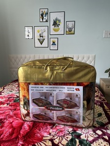 Manta de punto con flores baratas, cama rashel, diseños personalizados para invierno, tamaño 200x240 cm _ 2Ply 8KG - Product Image 5