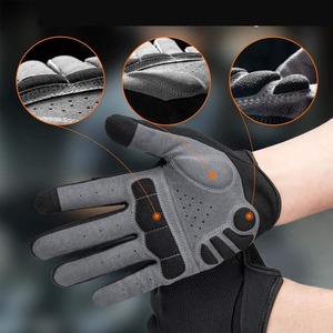 Gants de sport de cyclisme demi-doigt en cuir de haute qualité respectueux de l'environnement les plus vendus sur mesure en gros - Product Image 6