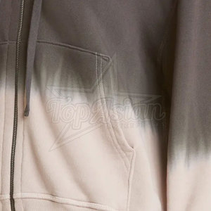 Venta al por mayor 100% algodón Mujer Casual Sudadera con capucha cómoda cremallera ajuste logotipo personalizado transpirable chaqueta de invierno logotipo frontal con capucha cuello - Product Image 5