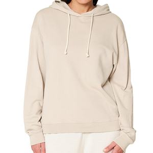 Ville Sports 100% Cotton <b>Fleece</b> Hoodie for Women Organic <b>Hoody</b> Customized Printing Design Sweatshirt With Hooded - Product Image 1