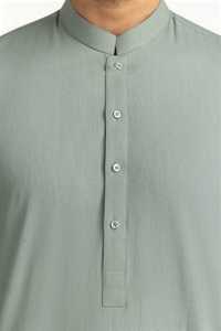 Vêtements islamiques pour hommes très vendus, thobe du Moyen-Orient, polyester, col rond, thobes arabes pour hommes, vêtements islamiques - Product Image 3