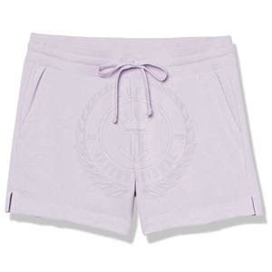 Lightweight Unique Stretch Fabric Polyester/Cotton Breathable High <b>Elastic</b> <b>Waist</b> Women Shorts - Product Image 1