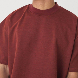 Vente en gros 2025 T-shirts surdimensionnés unisexes personnalisés de haute qualité Votre marque T-shirts pour hommes T-shirt de couleur unie - Product Image 5